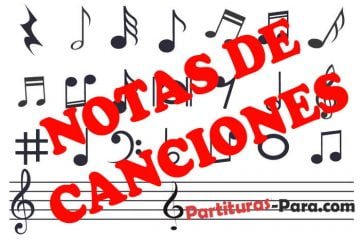 Notas Wrecking Ball piano, flauta