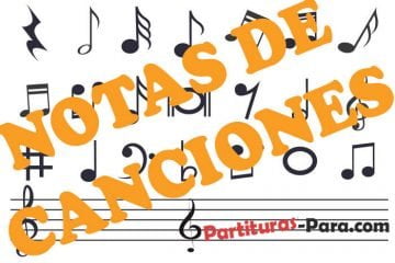 Canon en D - Notas para teclado